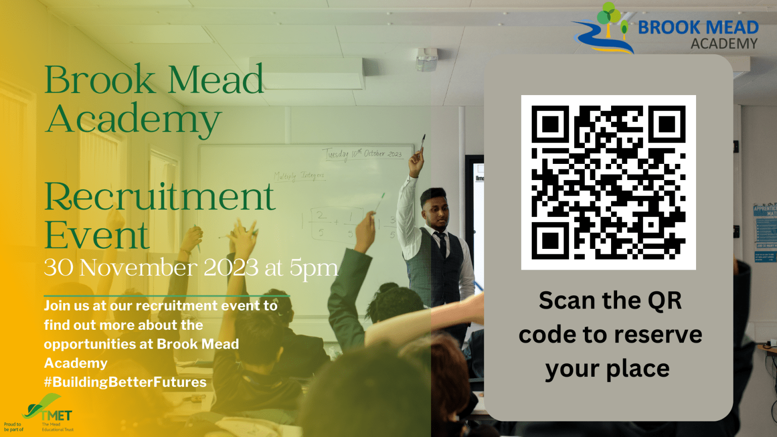 Careers Information for Scholars Brook Mead Academy TMET Leicester MAT